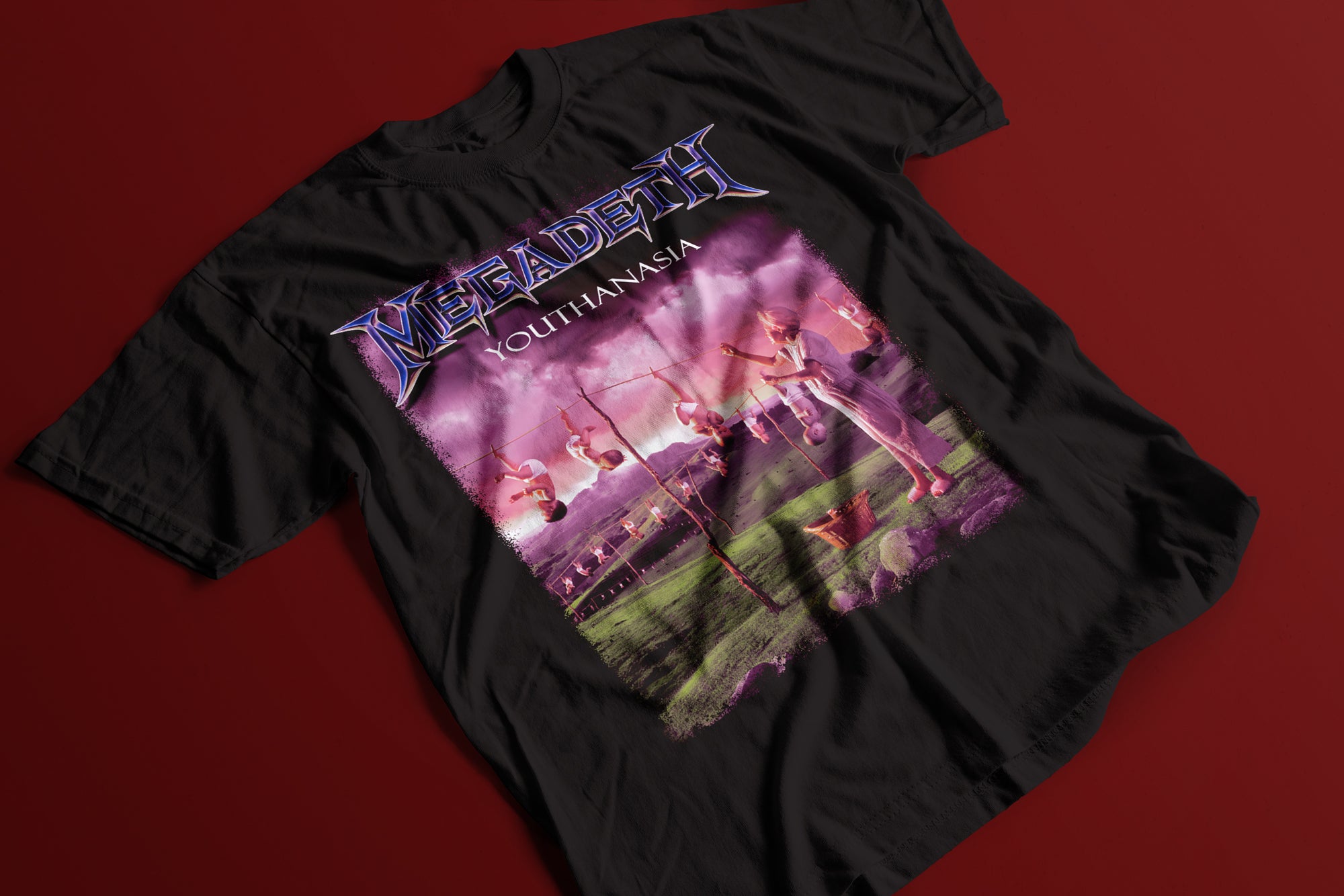 MEGADETH YOUTHANASIA T-SHIRT MANGA CORTA